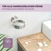 Piazza Bathroom Range Hairdryer Wall Mounting High quality Stainless Steel