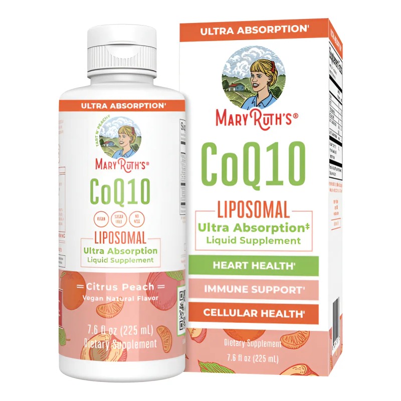 Coq10 Liposomal Melocotón Cítrico Mary Ruths
