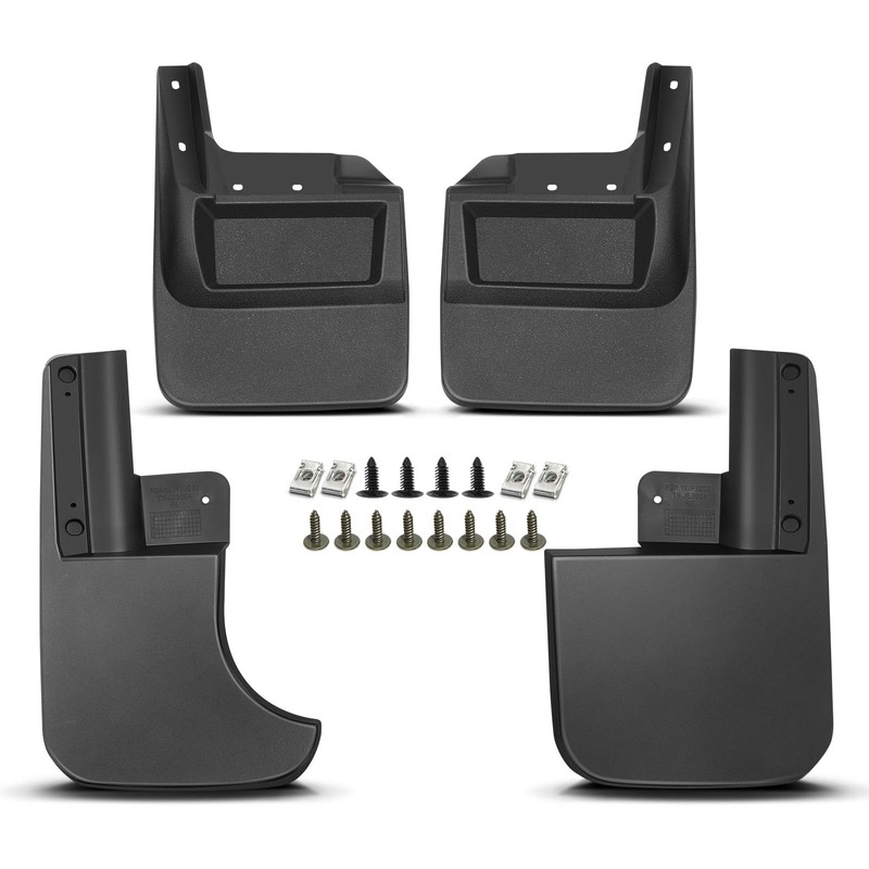 A-Premium Set of 4PCS Mud Flaps Splash Guards Mudguards Mudflaps