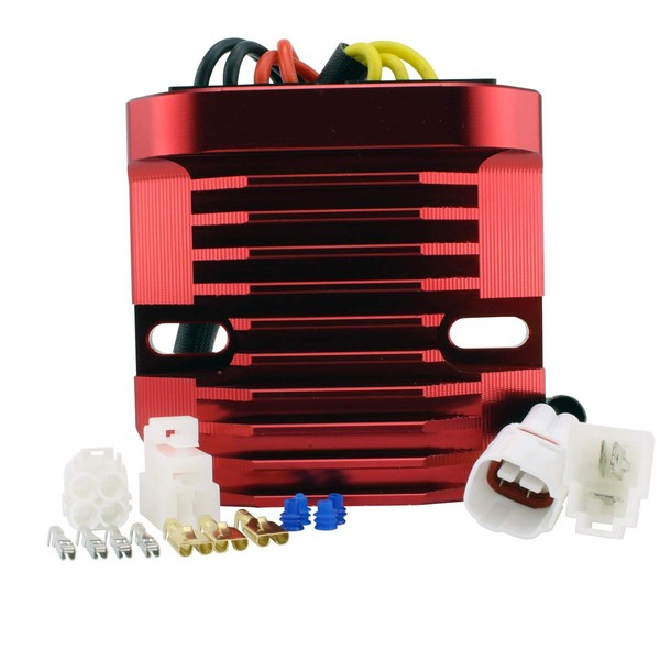 RMSTATOR Replacement for Red Machined Aluminum Mosfet Regulator Suzuki Hayabusa