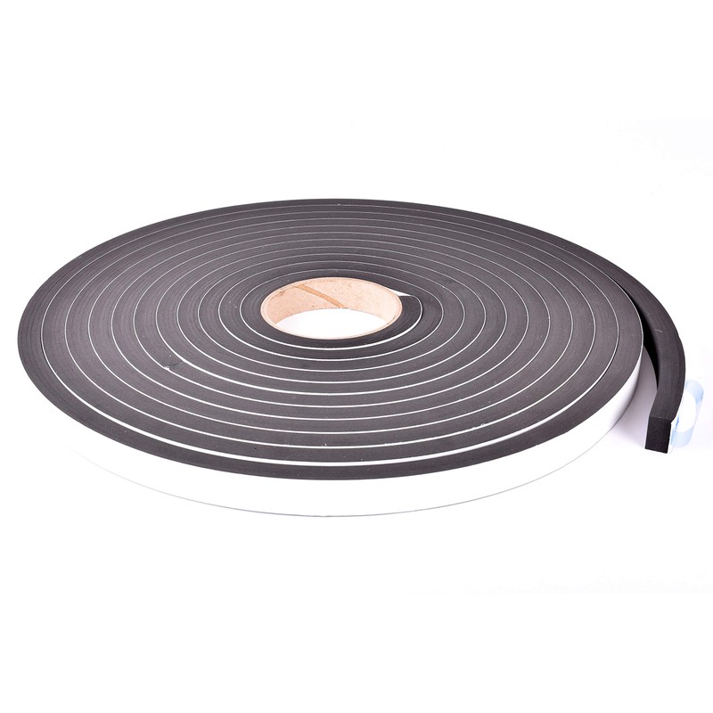 Sponge Neoprene Stripping W/Adhesive 3/4in Wide X 1/2in Thick X