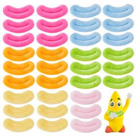 SUPERFINDINGS 48Pcs 6Colors Doll Mouth Thick Lip Safety Mouth Replacement DIY Dolls Monster Mouth Velvet Doll Accessories for Stuffed Dolls Animal Puppet Doll DIY Craft