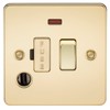 Knightsbridge FP6300FPB FPAV6300FPAVB Flat Plate 13A Switched Fused Spur Unit