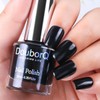 DouborQ Mysterious Black Color Nail Polish Finger Air Dry Long-lasting