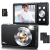 Cámara digital, enfoque automático 4K Vlogging Cámara para fotografía con