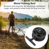 Fish Reel Front Wheel Metal for IceFishing Fly Fishing Right