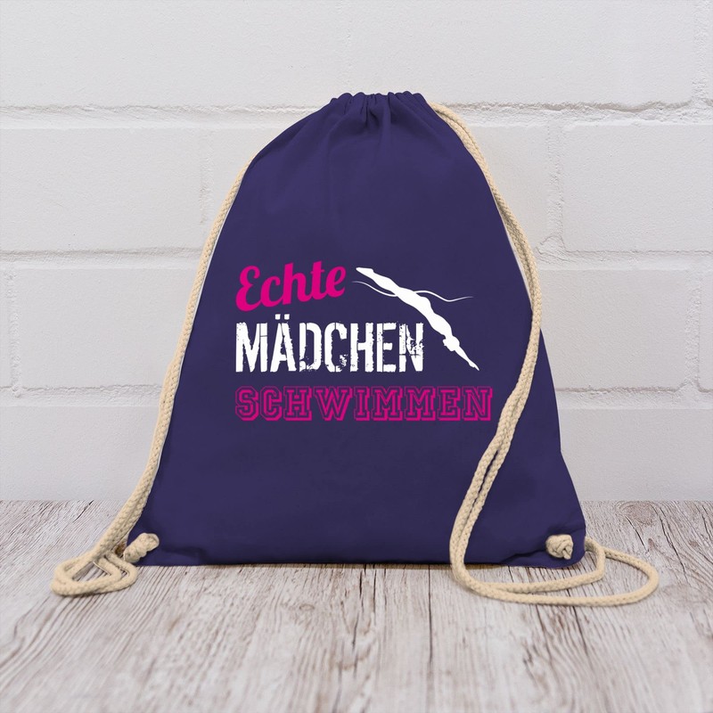 Shirtracer - Gym Bag Backpack - Real Girls Swimming, 07