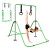 ZJMTOCYU Multi-Functional Adjustable Height Children's Gymnastic Bar with Bear Rings,