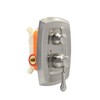 Brushed Nickel Shower Valve Trim Kit, Antique 3 Way Outlet