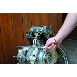 BONDHUS No.69609 Hex Ball Point L-Wrench Color Guard, Extra Long, 5/32 Inches, Short Handle: 1.0 inches (25 mm), Long Handle: 4.3 inches (111 mm), Color Guard Processing