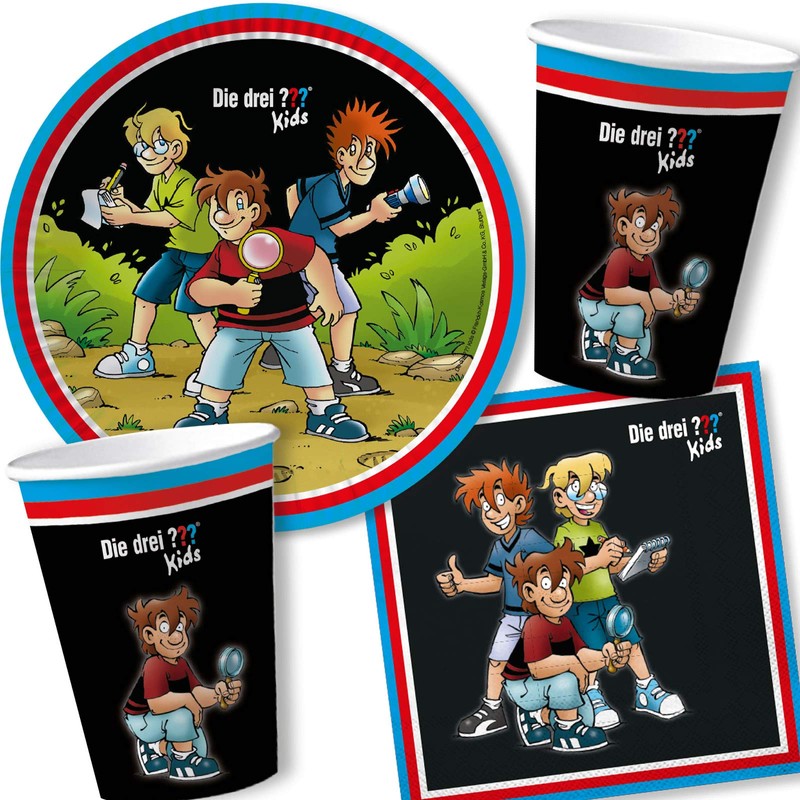 DH-Konzept Die Drei ??? Cupcake Banderoles Pack of 12