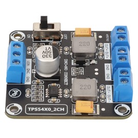 ASHATA Positive Negative Dual Output Module, Dual Power Supply Modules, TPS5430 12V 15V Reverse Polarity Protection, Low Noise Voltage Converter Module