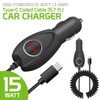 Hi-Power 15W Coiled Charger (2Pack) Compatible with Xiaomi Redmi Note