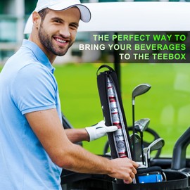 Funda de cerveza de golf para bolsa de golf, regalos de golf para hombres, papá, marido, él