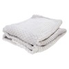 Baby Boys/Girls Supersoft Waffle Textured Blanket (75 x 90cm) (White)