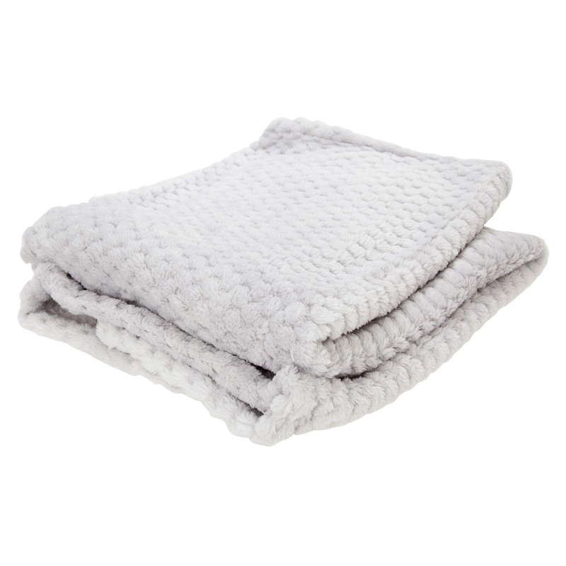Baby Boys/Girls Supersoft Waffle Textured Blanket (75 x 90cm) (White)
