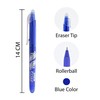 BAZIC Frizz Blue Erasable Gel Pen w/Grip