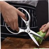 Alipis Ergonomic Metal Scissors Kitchen Shears Set Stainless Steel Shears