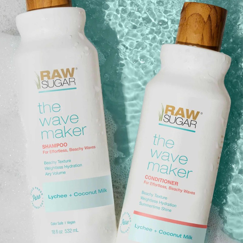 RAW SUGAR, The Wave Maker Acondicionador, con Lichi y Leche