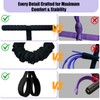 Pedal Resistance Bands with Handles Foot Pedal Resistance Bands for