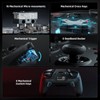 PC Gaming Controller, kabelloser Controller mit Benutzerdefinierten Tasten, 6-Achsen-Gyro, Dual