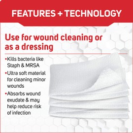 Care Science Sterile Gauze Pads, 20 ct, 2 X 2 | for Cleaning or Covering Wounds as Wound Dressing, Helps Prevent Infection