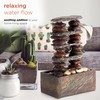 Alpine Corporation TT8002 Indoor/Outdoor Tabletop Stacked Rocks Eternity Fountain, Modern