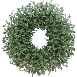 Easy Fine 26-28 Inch Olive Wreaths for Front Door for All Seasons，Spring Summer Fall Autumn Winter Christmas Wreath,Large Everyday Greenery Wreath,Home Wall Door Porch Fireplace Decor