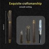 MBQBBBZ Fountain Pen,Handcrafted Wood With Smooth 0.5mm Stainless Steel Nib,