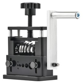 CREWORKS Manual Wire Stripping Machine, Drill Powered Wire Stripper Machine with 6 Channels & 5 Blades, Portable Cable Stripper Tool with Hand Crank for 0.1" to 0.67" Scrap Copper Cables Recycling