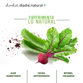 DIADIÉ Balsamo para labios, balsamo hidratante, de betabel. Kit 3 piezas. Vitamina E. Hidrata, protege labios.