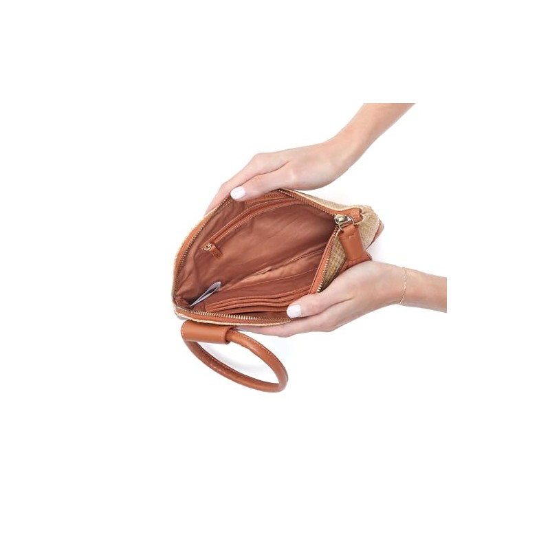 HOBO, Womens, Sable Wristlet, Natural Straw, One Size