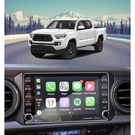pzswuxie (2 Pack Screen Protector for 2020 2021 2022 2023 Toyota Tacoma 8 Inch HD Anti-Fingerprint 9H Hardness Tempered Glass Protective Film Car Radio Accessories