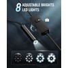 KAIWEETS 8-LED HD Borescope Camera - IP67 Waterproof Endoscope for