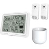 Miraval Design Wireless Weather Station with 2 Namable Sensors +