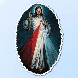 Calibear Prints Divine Mercy Jesus Christ Catholic Vinyl Decal Laptop Sticker 4" x 2.5"