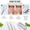 Stainless Steel Tongue Scraper for Daily Oral Care – Spoon-Shaped