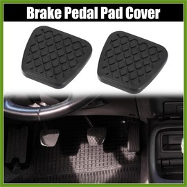 HOPESPANNER 2pcs Brake Clutch Pedal Pad Cover for Honda Accord Civic 46545 SA5 000 Rubber Pad Manual Replacement Vehicle Components