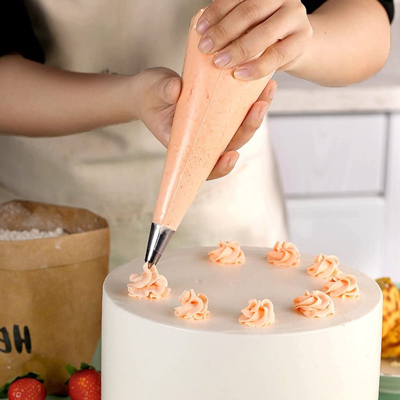 MXDHOKY Pack of 100 Disposable Piping Bags, Piping Bags for