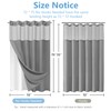 PILOTSHARK No Hook Waffle Weave Shower Curtain Set with Snap-in
