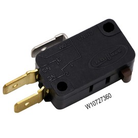 Microwave Door Interlock Switch W10727360(3 Terminal) & WB24X830 & WB24X829 by Primeswift Replacement for SZM-V16-FC-61 SZM-V16-FD-62 SZM-V16-FA-63