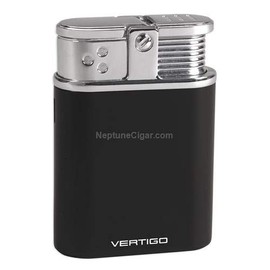 Vertigo Stealth Triple Jet Table Lighter - Black
