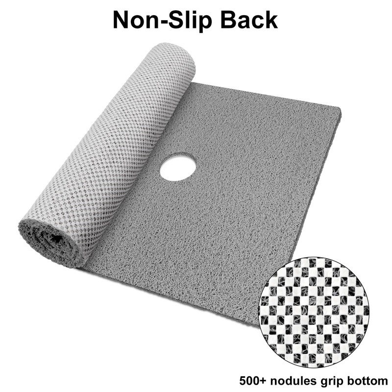 Extra Large Square Shower Mat, Yonala 36 x 36 Inch