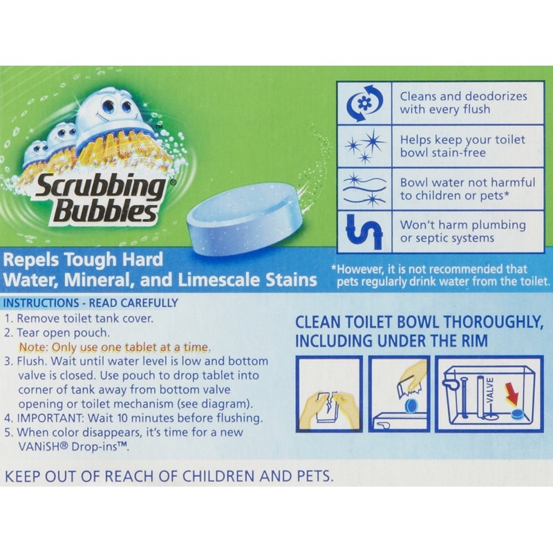 Vanish Bowl Cleaner Drop In's, 1.7 oz