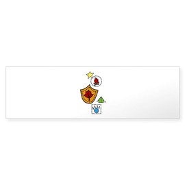 CafePress Nature 10"x3" Rectangle Vinyl Bumper Sticker Car Decal