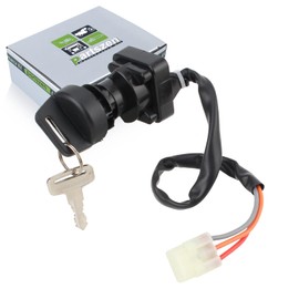 partszen Ignition Switch with Keys for Quadrunner 500 LTF500F 4x4 Quadmaster 500 LTA500F Quadsport Z400 LTZ400 Quadsport Z250 LTZ250 Suzuki Ozark 250 LTF250 2x4