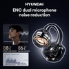 HYUNDAI C03 Clip-On Wireless Headphones with 2025 Bluetooth 6.0, DT6.0