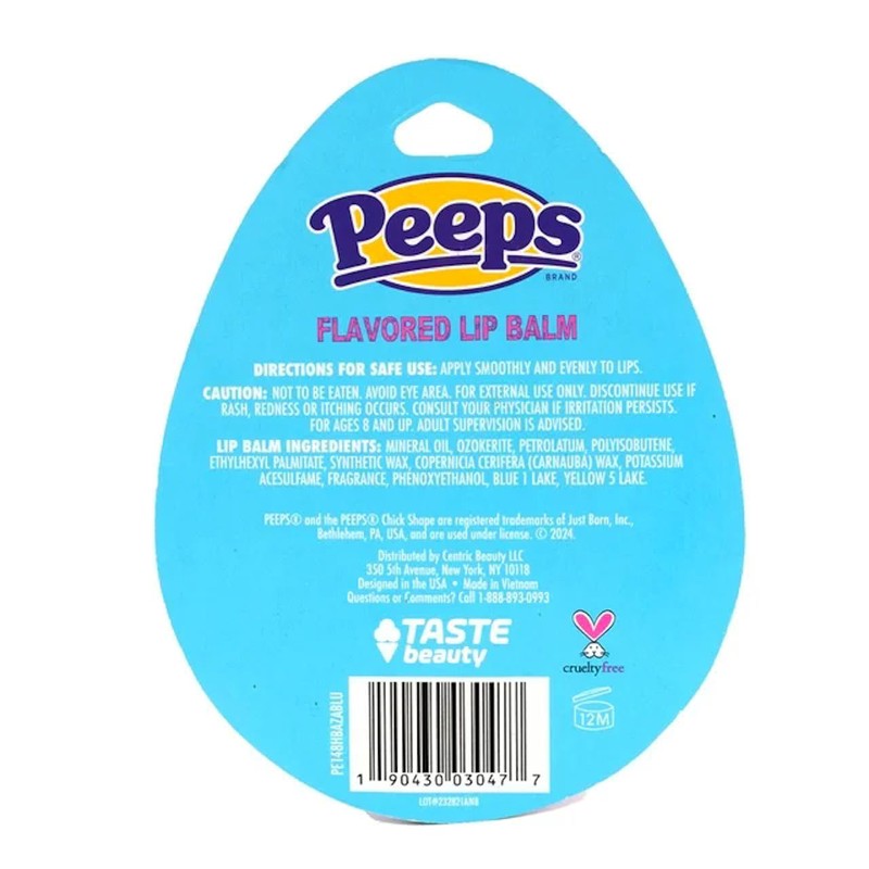 Peeps (1) Easter Candy Flavored Lip Balm - Cotton Candy