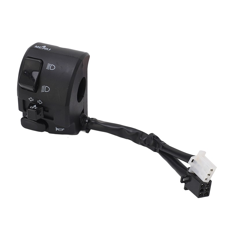 Motorcycle Handlebar Switch 7/8inch Light Trumpet Universal Handlebar Switch Replacement