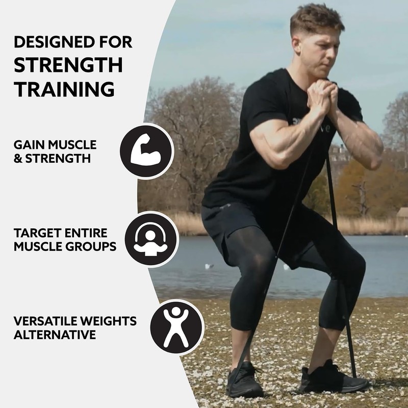3DActive Pull Up Assist Band - Resistance Band for Strength